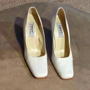 First by Philip Alexander high heels, white size 8